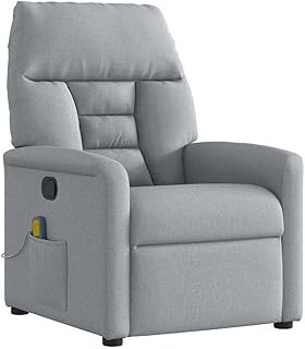 sillón masaje tela gris