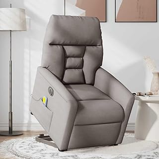 sillón masaje tela taupe