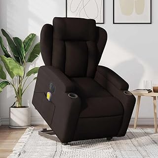 sillón masaje marron marrón oscuro