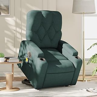 sillón masaje verde oscuro