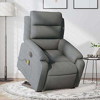 sillón masaje oscuro gris