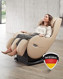 sillón de masaje calor airbag beige