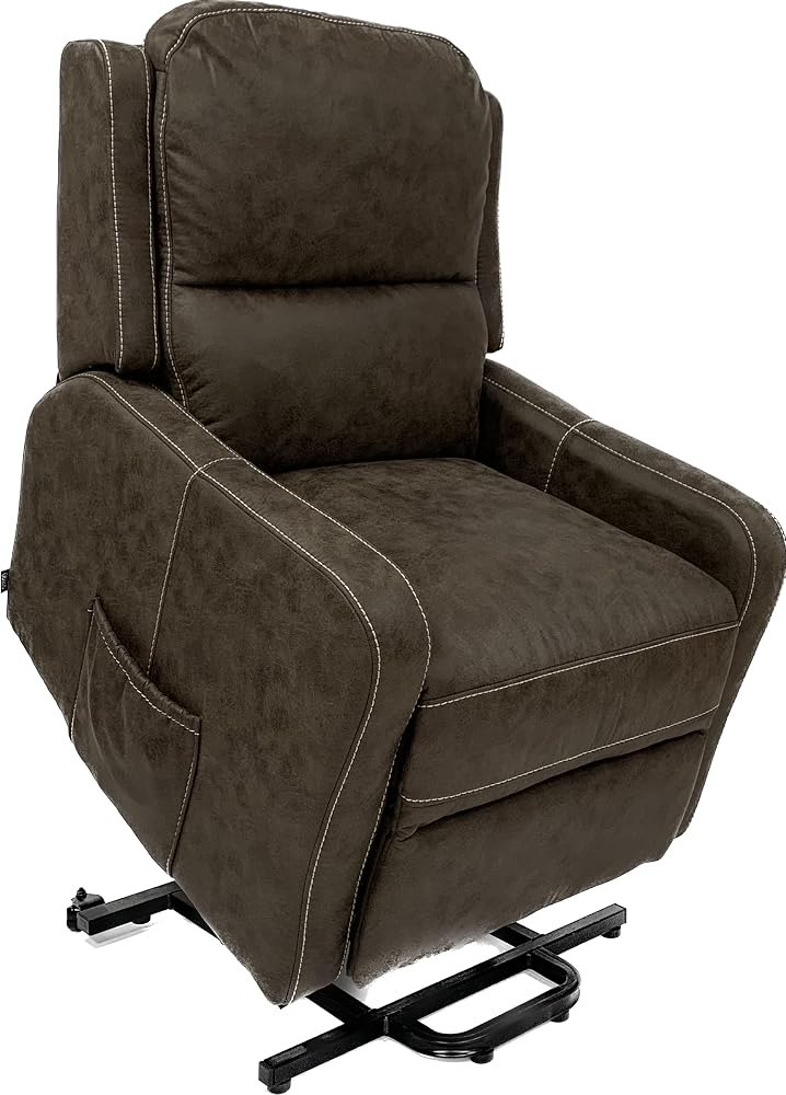 Astan Hogar Sillón Relax con Función Auto-Ayuda (Levanta Personas), Reclinación Eléctrica, Masaje Y Termoterapia, Modelo Zima Lift Up AH-AR10200CH