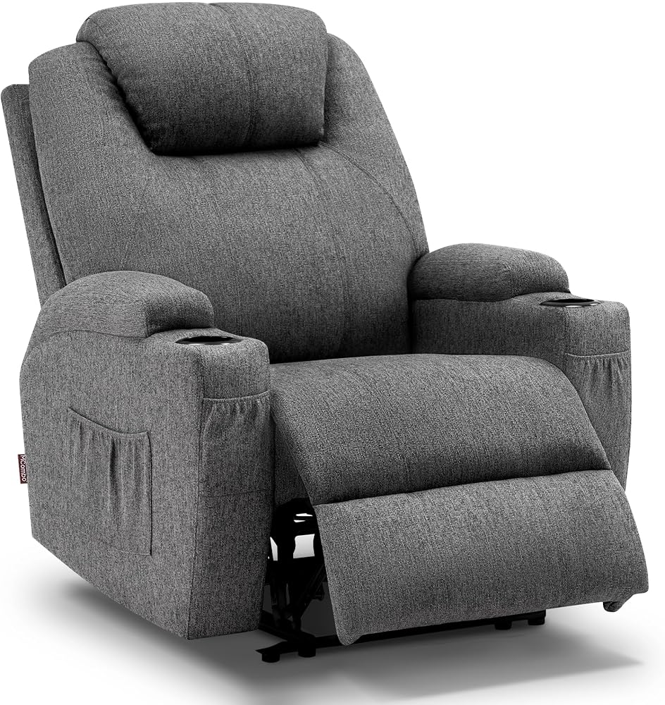 MCombo 7061 - Sillón de relax eléctrico con función de vibración y calefacción