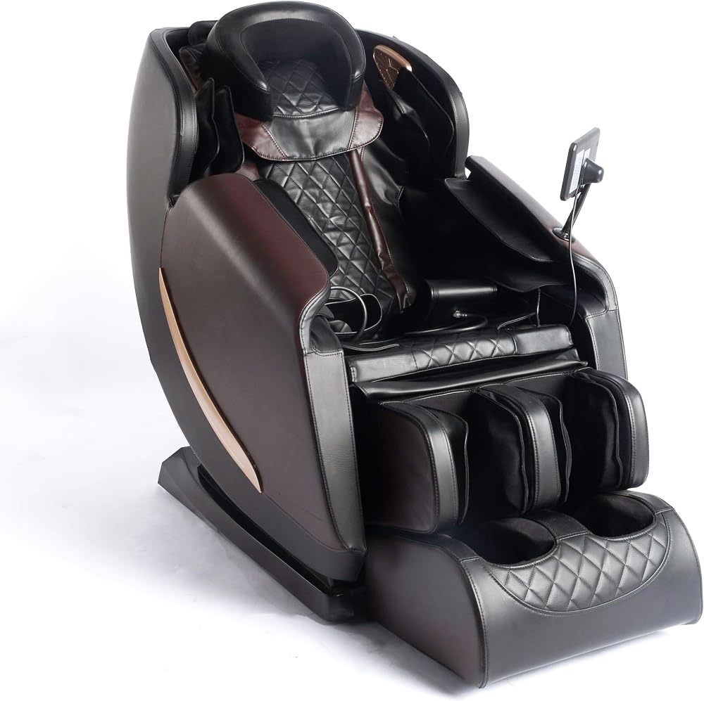 DUPI Sillón de Masaje Eléctrico | Gravedad Cero 3 Niveles | Bluetooth Música | Presoterapia y Calor | Control Digital | Sillón Relax Reclinable, Polipiel, Metal