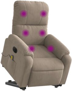 vidaxl sillón masaje ajustable