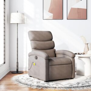 sillón masaje gris
