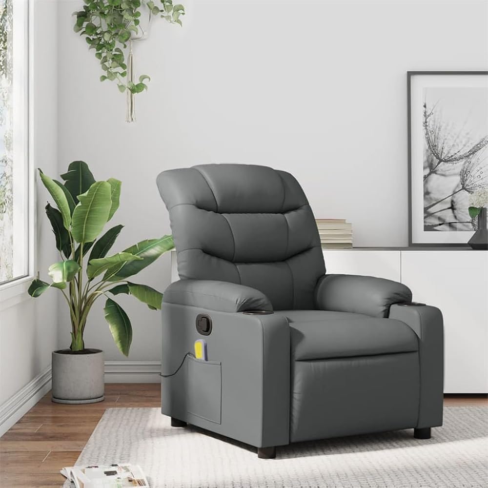 inlife sillón masaje gris