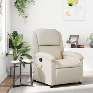inlife sillón masaje reclinable crema