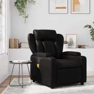 inlife sillón masaje reclinable negro