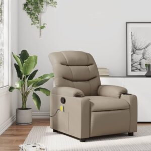 sillón masaje reclinable cappuccino