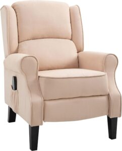 homcom sillón de masaje reclinable