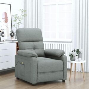 sillón masaje gris oscuro