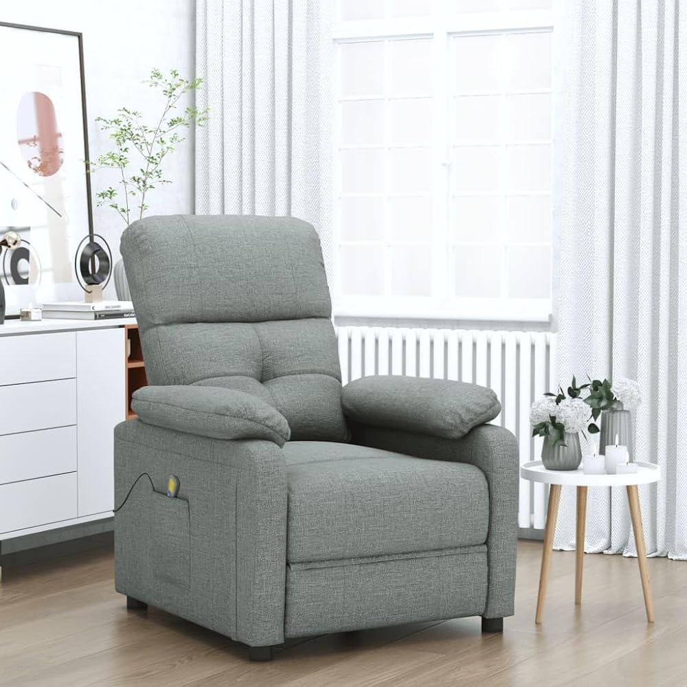 sillón masaje gris oscuro